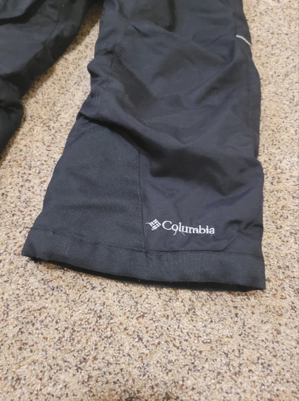 Columbia Black Kids Snow Pants with Reflective Accents Suze XS